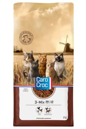 CaroCroc Kattenvoer 3-Mix 2 kg Veilige Betaling