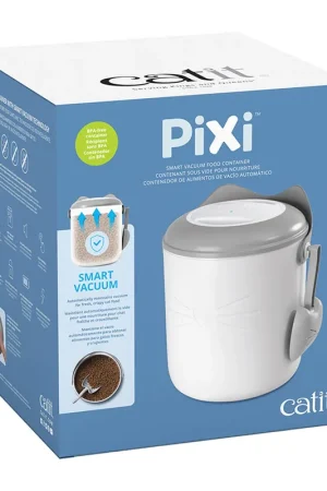 Bestseller Catit PIXI Bewaarbox Voeding Vacuüm Wit/Grijs 9,6 ltr