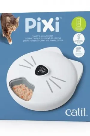 Catit PIXI Smart 6-Meal Feeder Wit Weekendaanbieding