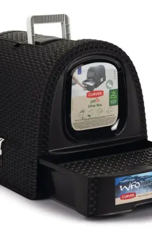 Weekendaanbieding Curver kattenbak antraciet