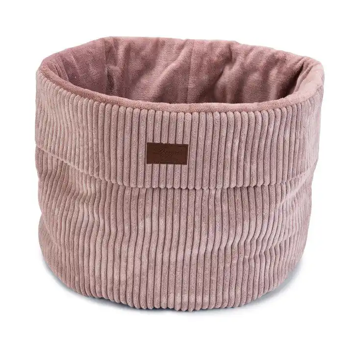 Premium Designed by Lotte kattenmand Ribbed Hoog Roze