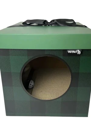 District 70 Kattenspeelgoed Christmas Present Green Gereduceerde Prijs