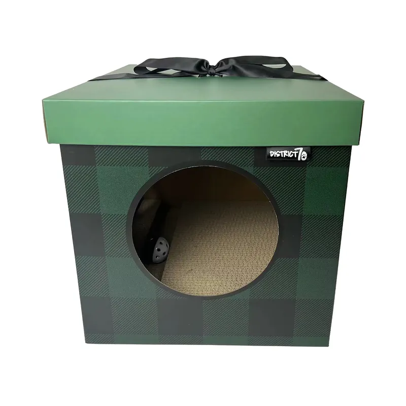 District 70 Kattenspeelgoed Christmas Present Green Gereduceerde Prijs