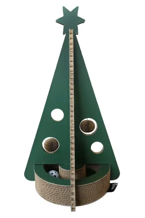 Weekendaanbieding District 70 Kattenspeelgoed Christmas Tree Green