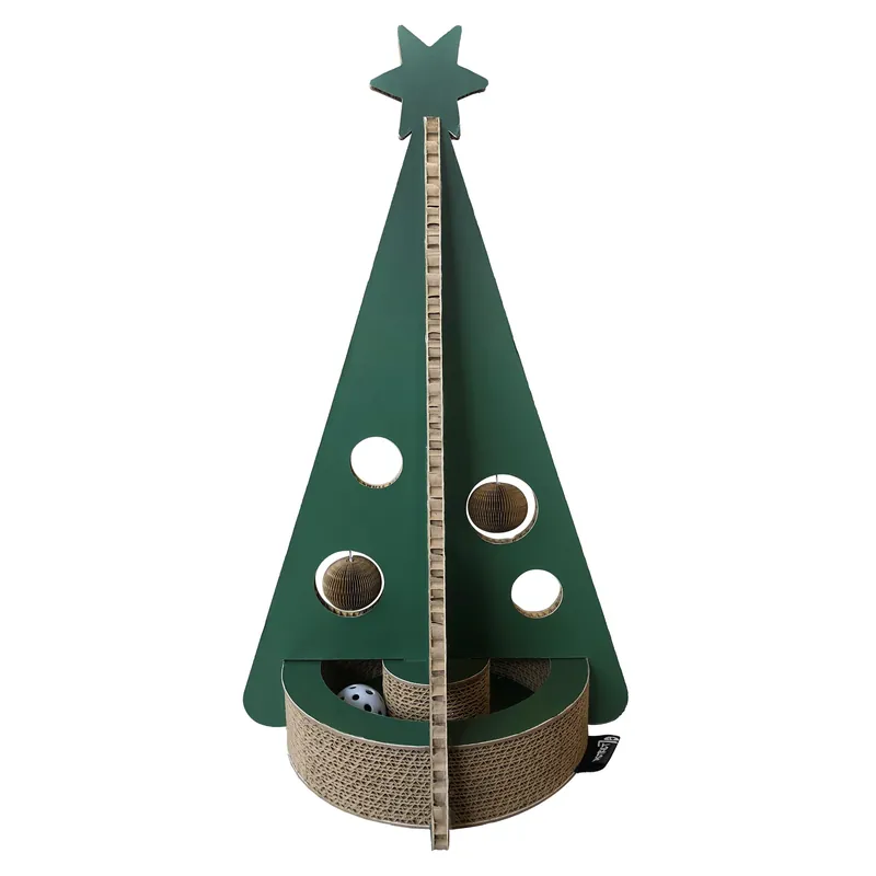 Weekendaanbieding District 70 Kattenspeelgoed Christmas Tree Green