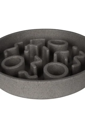 District 70 Slowfeeder Bamboo Grey Ø 13,5 cm Must-Have