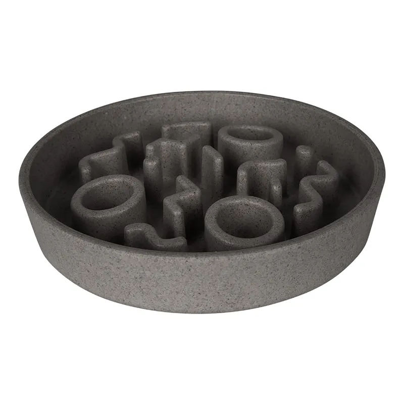 District 70 Slowfeeder Bamboo Grey Ø 13,5 cm Must-Have