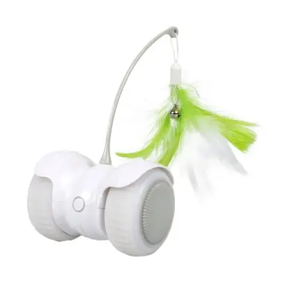 Weekendaanbieding EBI kattenspeelgoed RC Cat Chaser Wit/Groen