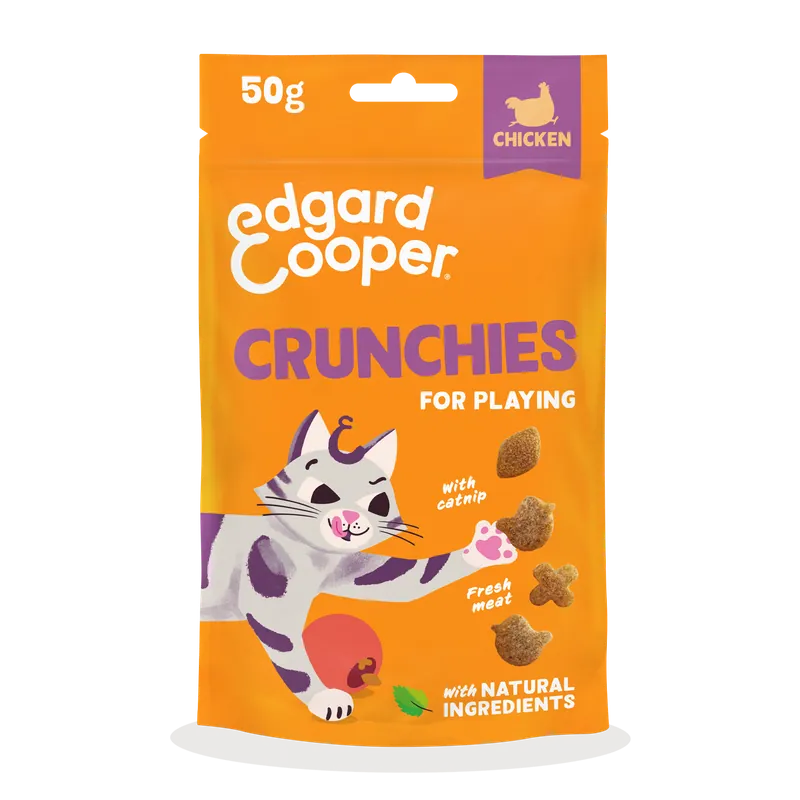 Edgard & Cooper Crunchies Kip 50 gr Voordeelprijs