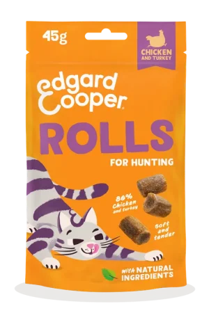 Edgard & Cooper Rolls Kip & Kalkoen 45 gr Weekendaanbieding