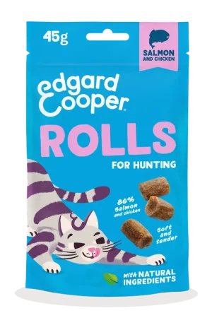 Edgard & Cooper Rolls Zalm & Kip 45 gr Seizoensaanbieding