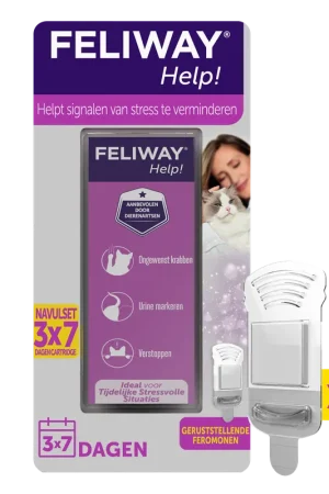 Gecertificeerd Feliway Help! Cartridges 3 st