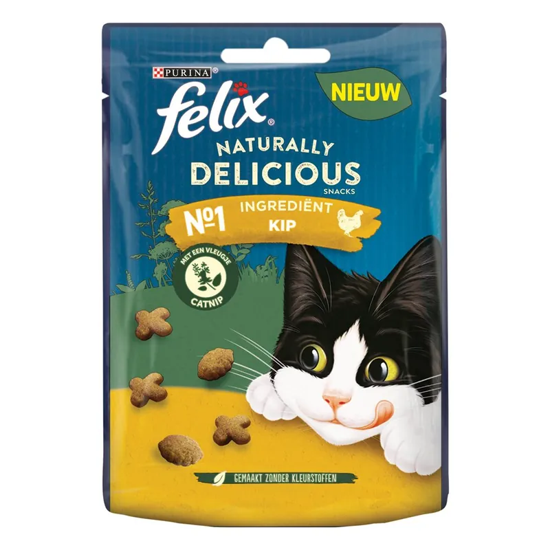 Must-Have Felix Naturally Delicious Kip & Catnip 50 gr