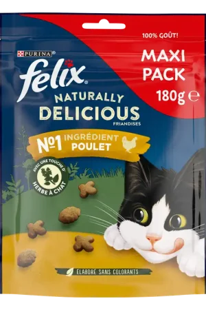 Hete Deal Felix Naturally Delicious Kip Maxipack 180 gr