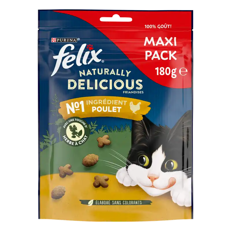 Hete Deal Felix Naturally Delicious Kip Maxipack 180 gr