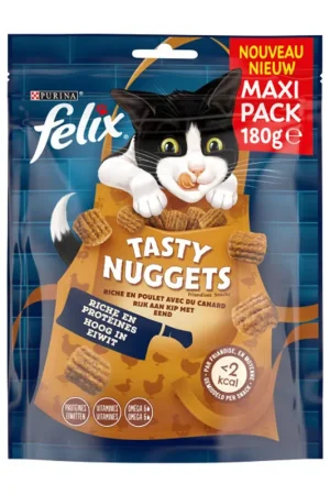 Felix Tasty Nuggets Kip & Eend 180 gr Merkproduct