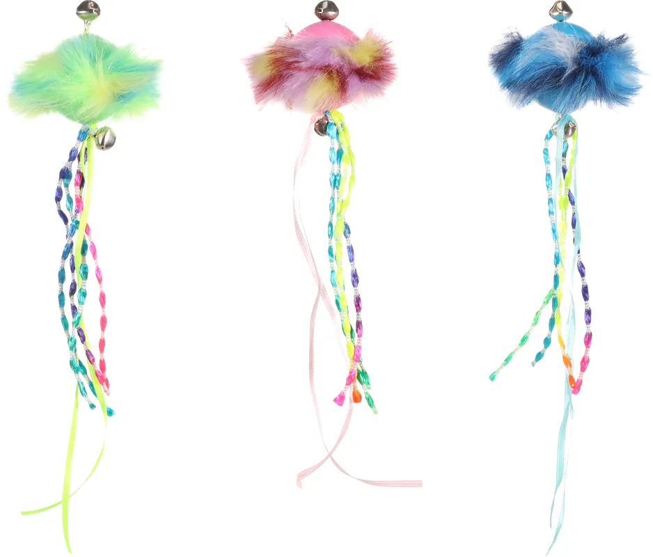 Flamingo kattenspeelgoed Howi Bal met Bel Assorti Weekendaanbieding