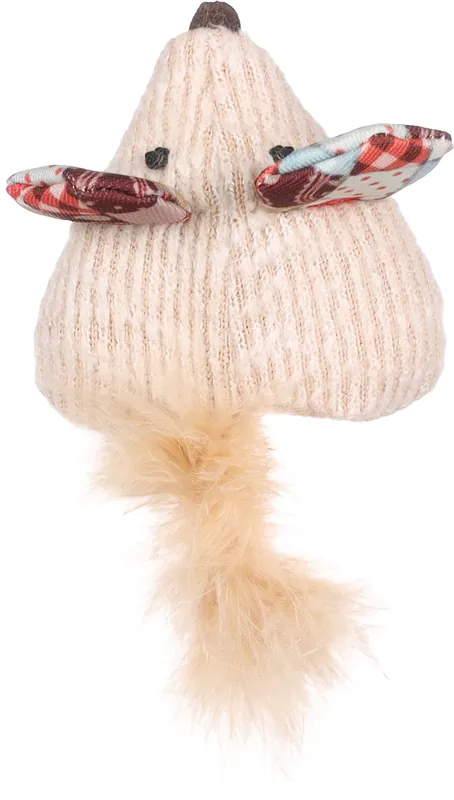Speciale Aanbieding Flamingo kattenspeelgoed Vinta Muis met Veer