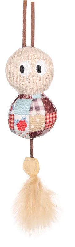 Flamingo kattenspeelgoed Vinta Rups met Veer Dagaanbieding