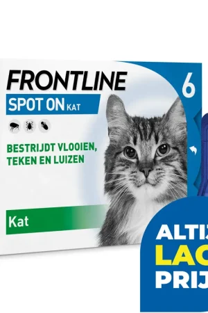 Beperkt Aanbod Frontline Spot On kat 6 pipetten