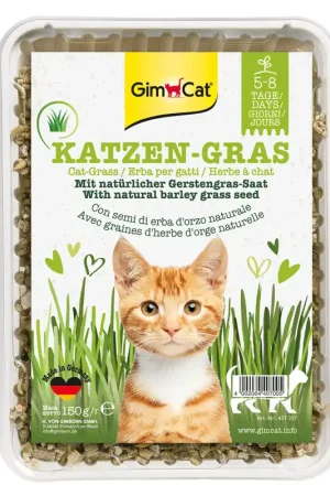 Op = Op GimCat Kattengras 150 gr