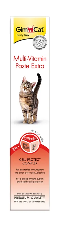 GimCat Multi-Vitamine pasta Extra 50 gr Nieuw