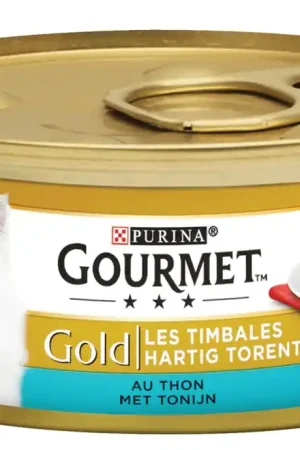 Bestel Nu Gourmet kattenvoer Gold Hartig Torentje tonijn 85 gr