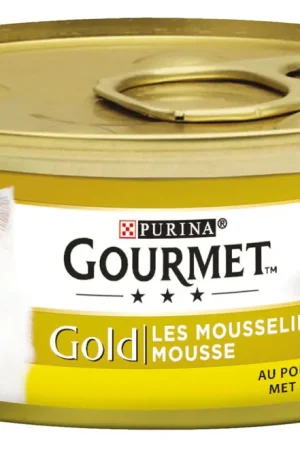 Gourmet kattenvoer Gold Mousse kip 85 gr Weekendaanbieding
