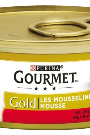 Superprijs Gourmet kattenvoer Gold Mousse rund 85 gr