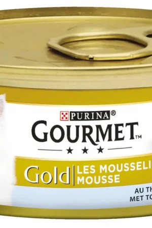 Exclusieve Aanbieding Gourmet kattenvoer Gold Mousse tonijn 85 gr