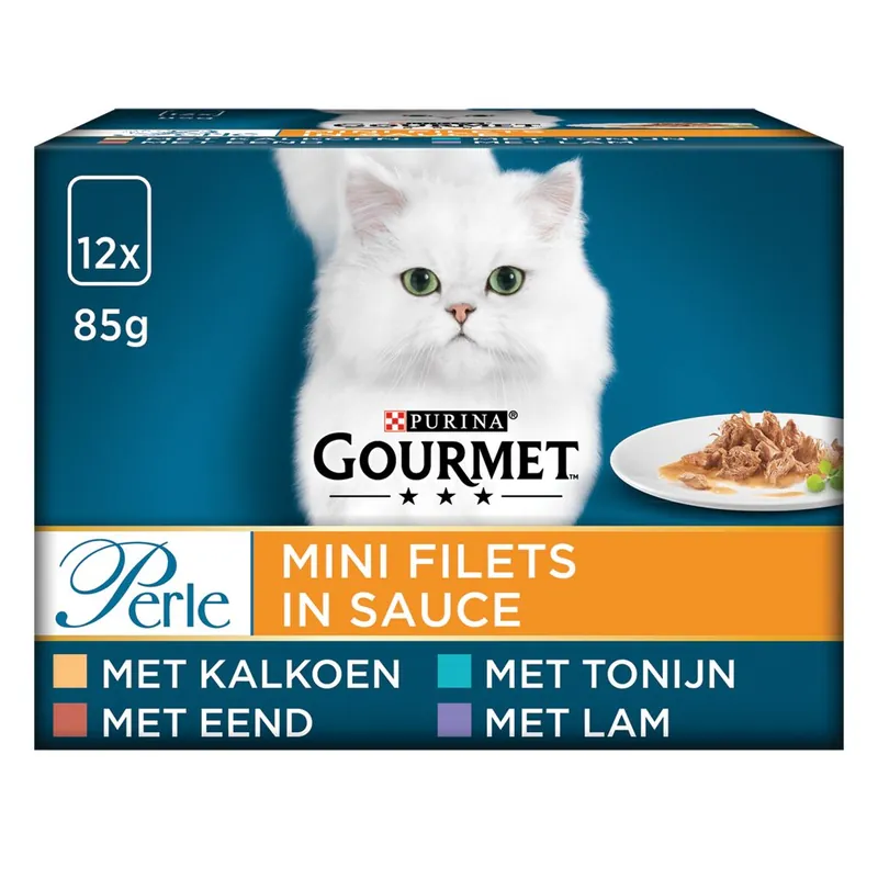 Gourmet kattenvoer Perle Classic 12 x 85 gr Rechtstreeks Van De Fabrikant