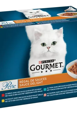 Gourmet kattenvoer Perle Sauce Delight 12 x 85 gr Exclusieve Aanbieding