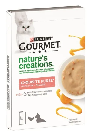 Must-Have Gourmet Nature‘s Creations Puree Zalm/Wortel 5 x 10 gr