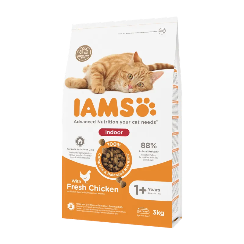 IAMS Kattenvoer Adult Indoor Chicken 3 kg Veilige Betaling