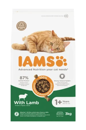 IAMS Kattenvoer Adult Lamb 3 kg Voordeelprijs