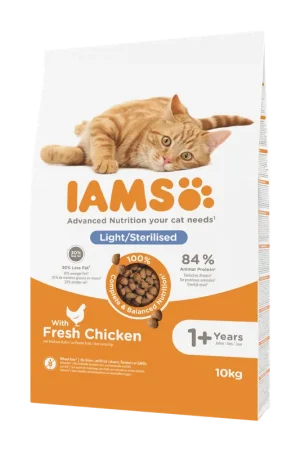 IAMS Kattenvoer Adult Sterilised Chicken 10 kg Snelle Levering