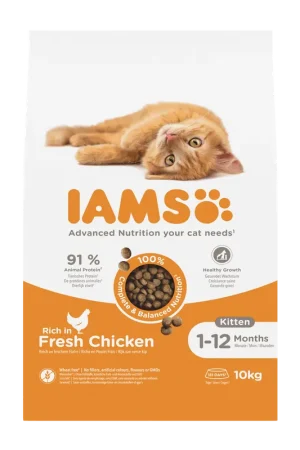 IAMS Kattenvoer Kitten Chicken 10 kg Lage Prijs