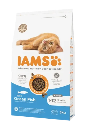 IAMS Kattenvoer Kitten Ocean Fish 3 kg Nieuw
