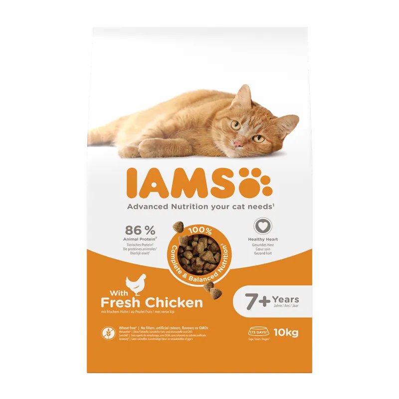 Must-Have IAMS Kattenvoer Senior Chicken 10 kg