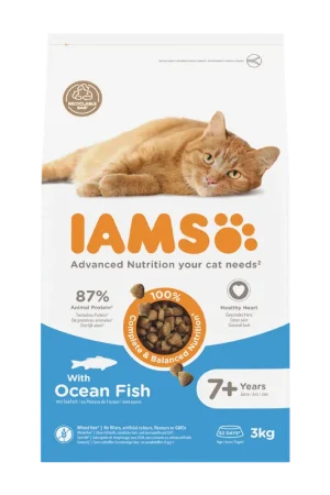 IAMS Kattenvoer Senior Ocean Fish 3 kg Express Levering