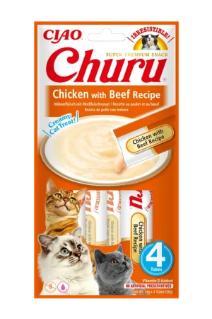Inaba Churu Chicken with Beef 4 x 14 gr Bestseller