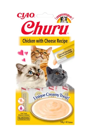 Goedkoop Inaba Churu Chicken with Cheese 4 x 14 gr