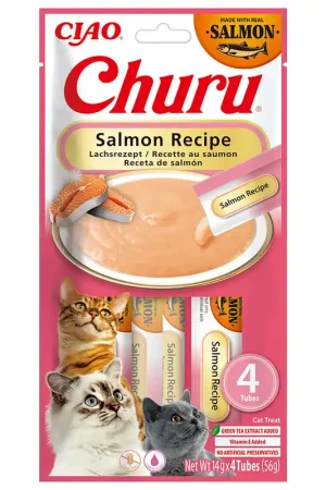 Korting Inaba Churu Salmon 4 x 14 gr