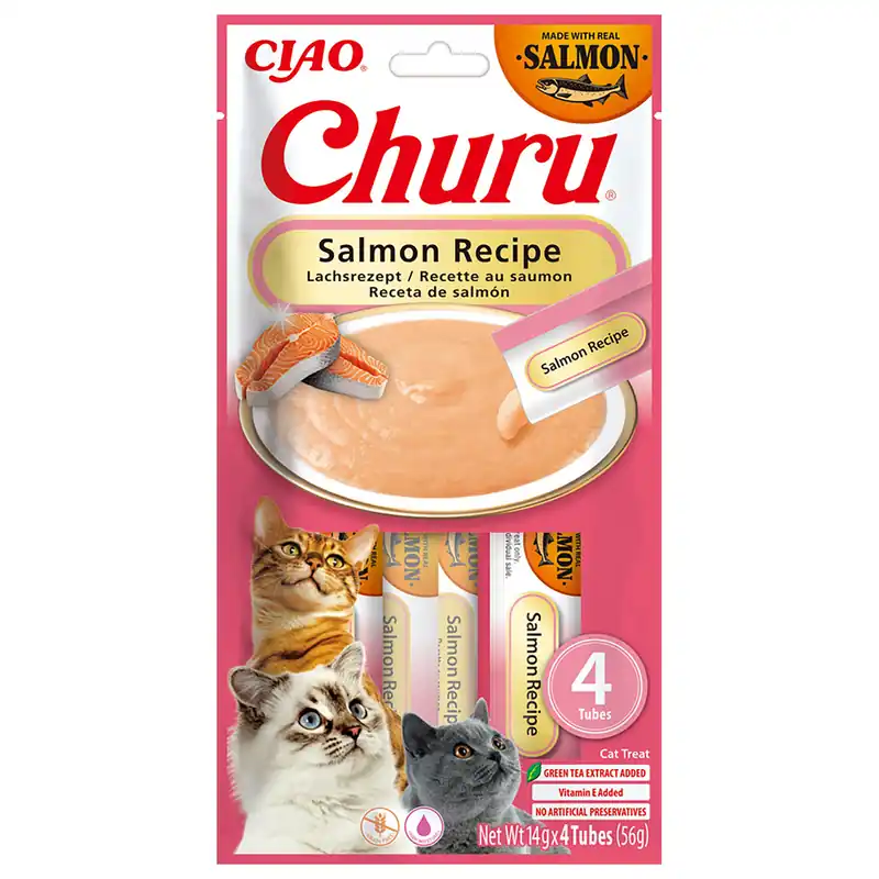 Korting Inaba Churu Salmon 4 x 14 gr