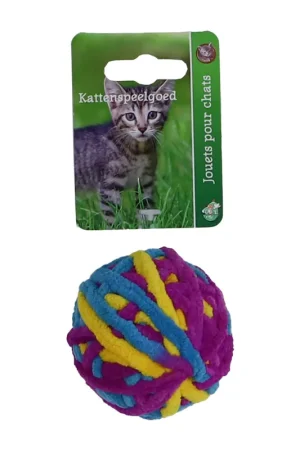 Lage Prijs Kattenspeelgoed Balletje Wol met Bel Assorti Ø 6 cm