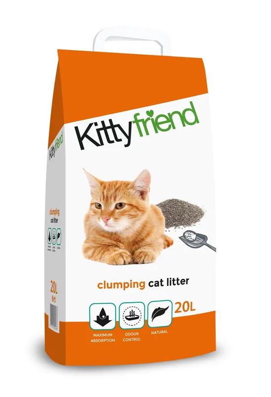 Kitty Friend kattenbakvulling Clumping 20 ltr Korting