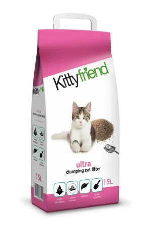 Koop Online Kitty Friend kattenbakvulling Ultra Clumping 15 ltr