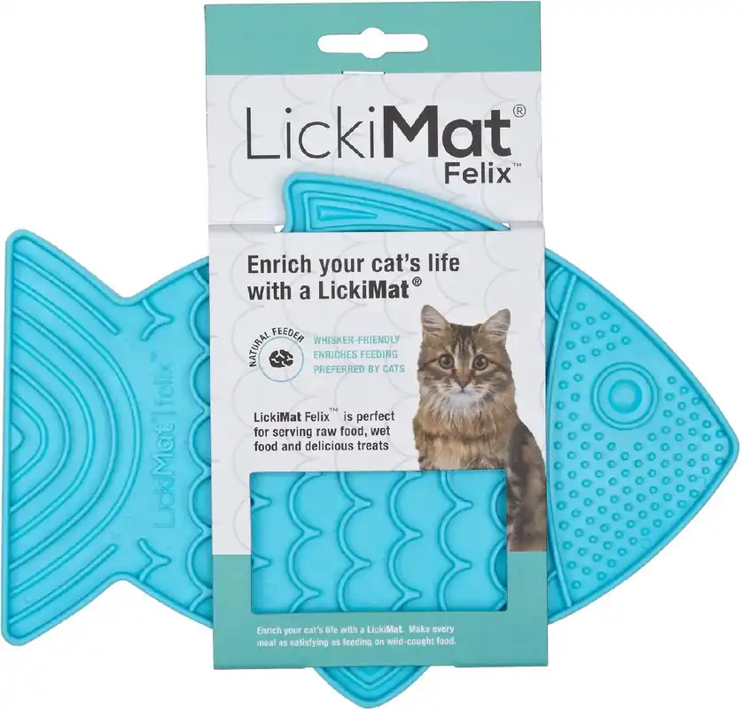 Lickimat Felix Turquoise 22 cm Laatste Kans