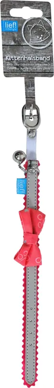 lief! lifestyle Girls Kittenhalsband met Strik 27 cm Betrouwbaar