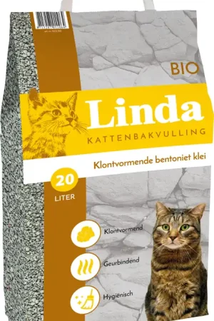 Direct Beschikbaar Linda kattenbakvulling Bio 20 ltr